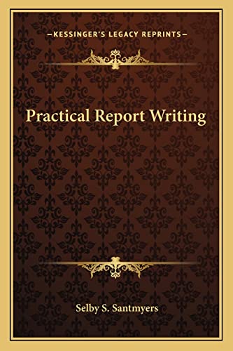 Practical Report Writing