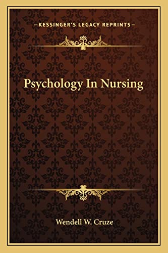 Psychology In Nursing cover