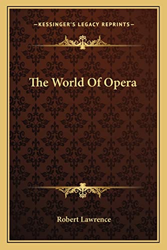The World Of Opera cover
