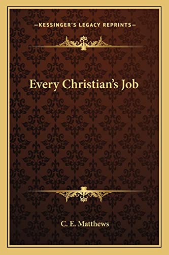 Every Christian's Job cover