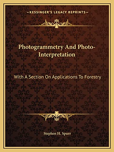 Photogrammetry And Photo-Interpretation