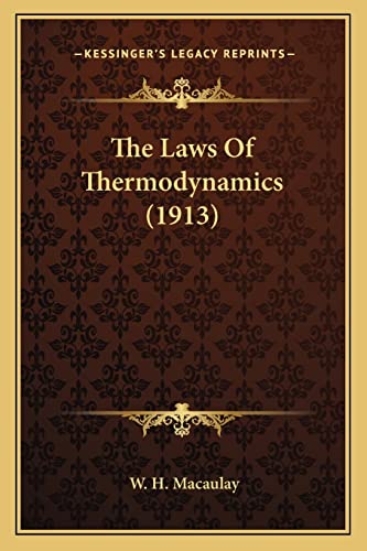 The Laws Of Thermodynamics (1913) cover