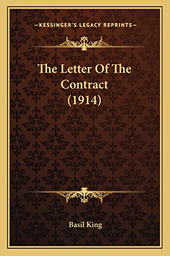 The Letter Of The Contract (1914) cover