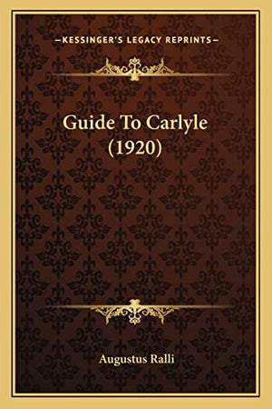 Guide To Carlyle (1920)