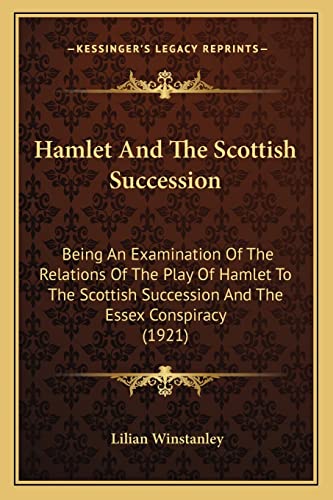 Hamlet And The Scottish Succession cover