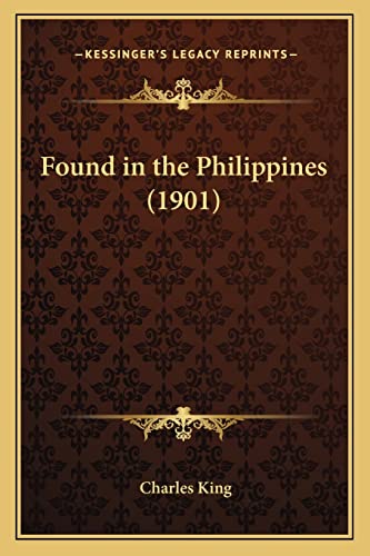 Found in the Philippines (1901) cover