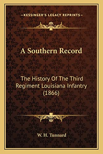 A Southern Record cover