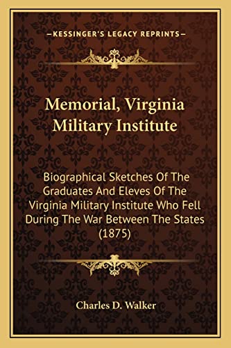 Memorial, Virginia Military Institute cover