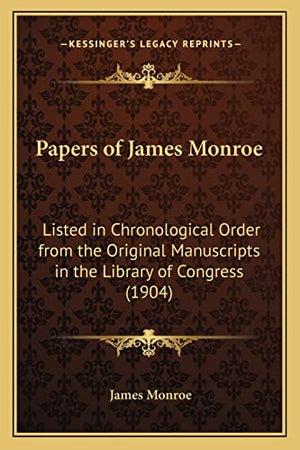 Papers of James Monroe