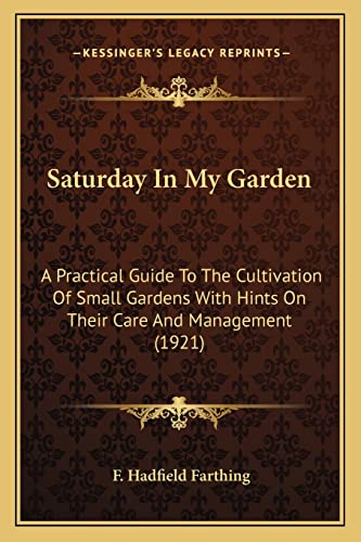 Saturday In My Garden cover