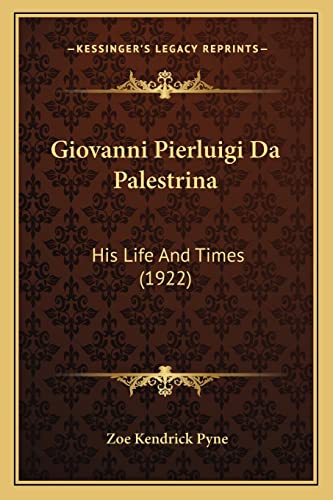 Giovanni Pierluigi Da Palestrina cover