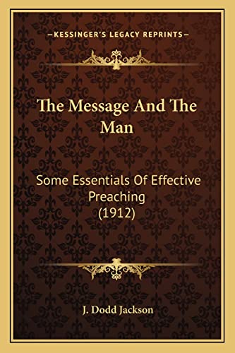 The Message And The Man cover