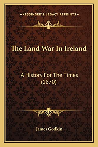 The Land War In Ireland cover