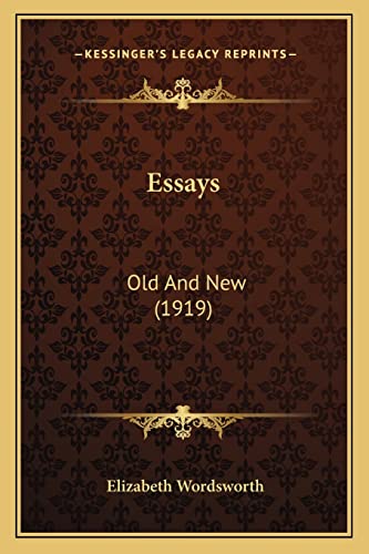 Essays cover