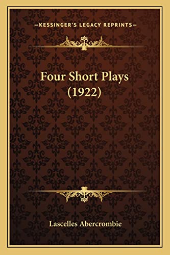 Four Short Plays (1922) cover