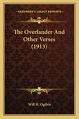 The Overlander And Other Verses (1913) cover