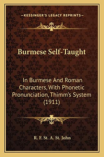 Burmese Self-Taught cover