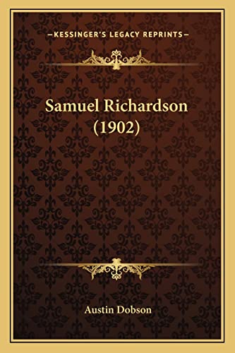 Samuel Richardson (1902) cover