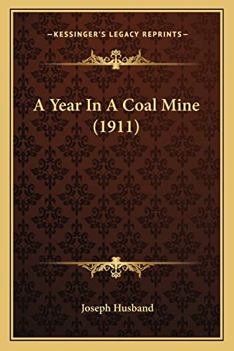 A Year In A Coal Mine (1911) cover