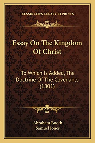 Essay On The Kingdom Of Christ cover