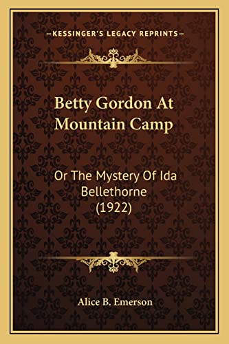 Betty Gordon At Mountain Camp cover