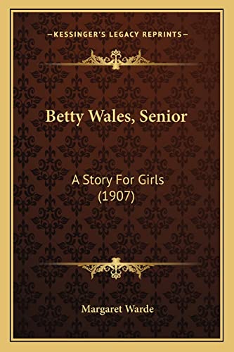Betty Wales, Senior cover