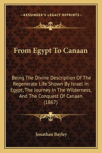 From Egypt To Canaan