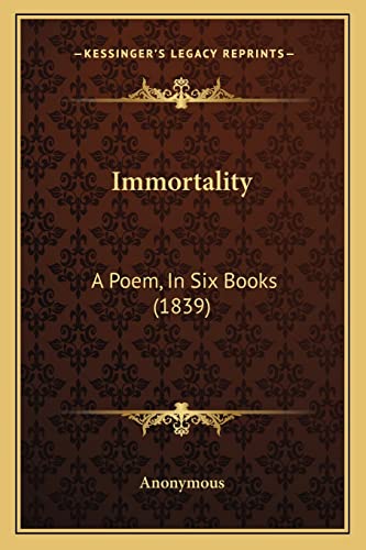 Immortality cover