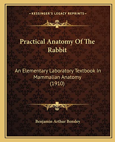 Practical Anatomy Of The Rabbit cover