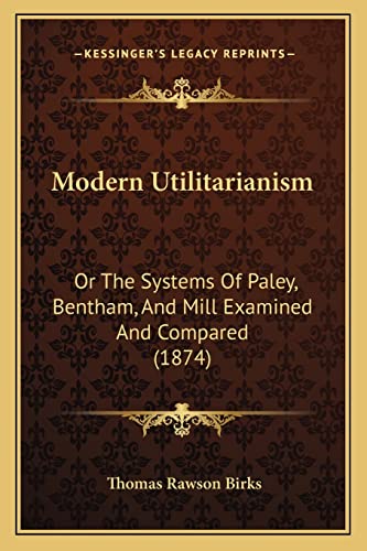 Modern Utilitarianism cover