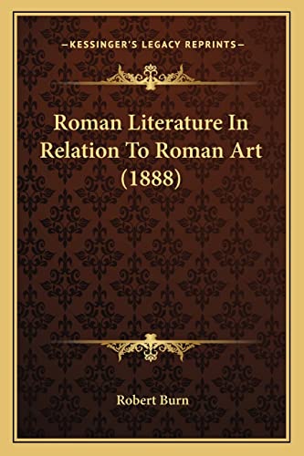 Roman Literature In Relation To Roman Art (1888) cover