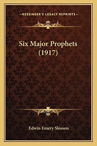 Six Major Prophets (1917) cover
