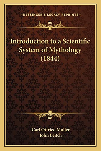 Introduction to a Scientific System of Mythology (1844) cover