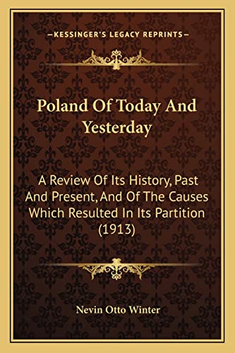 Poland Of Today And Yesterday cover
