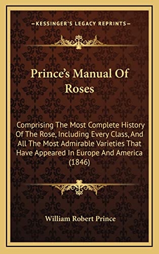 Prince's Manual Of Roses cover