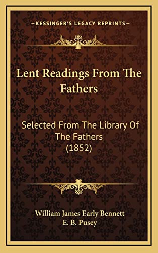 Lent Readings From The Fathers cover