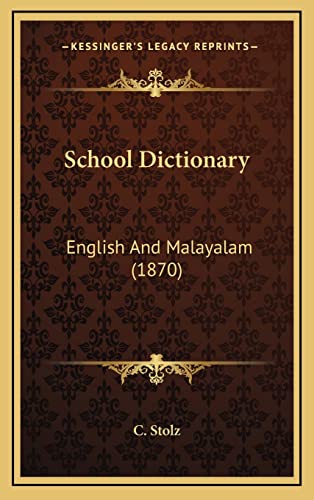 School Dictionary cover