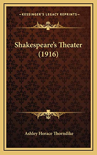 Shakespeare's Theater (1916) cover