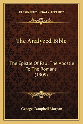 The Analyzed Bible
