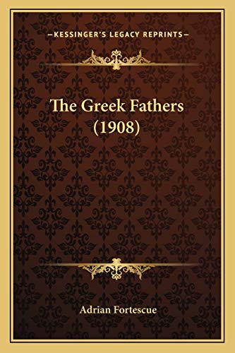 The Greek Fathers (1908) cover