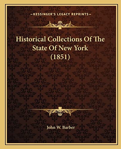 Historical Collections Of The State Of New York (1851) cover