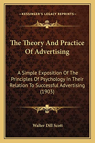 The Theory And Practice Of Advertising cover