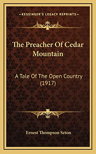 The Preacher Of Cedar Mountain cover