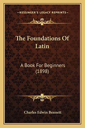 The Foundations Of Latin cover