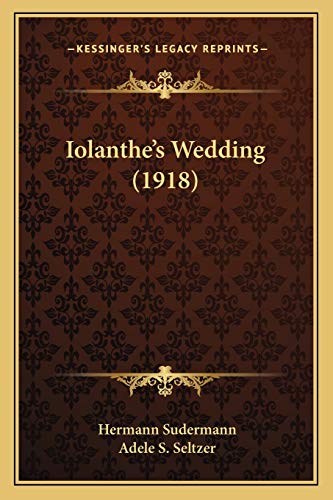 Iolanthe's Wedding (1918) cover