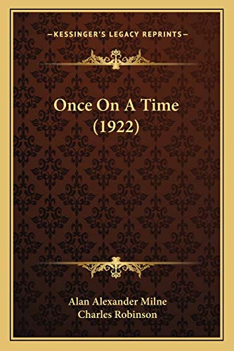 Once On A Time (1922) cover