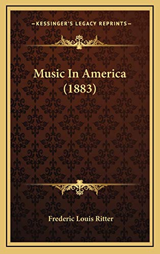Music In America (1883) cover