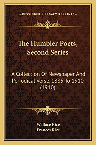 The Humbler Poets, Second Series cover
