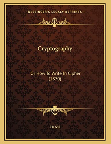 Cryptography