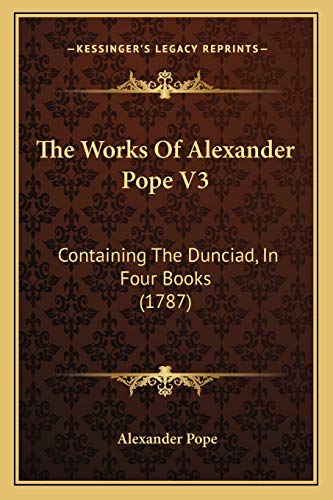 The Works Of Alexander Pope V3 cover